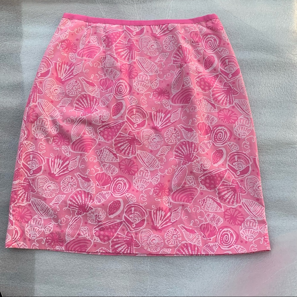 Lilly Pulitzer seashell pink skirt size 4 - Picture 1 of 10